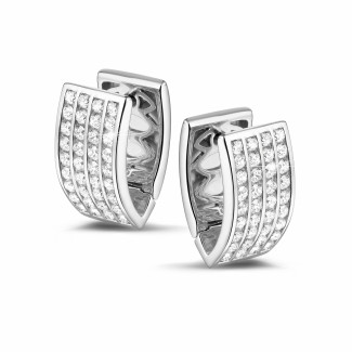 Ohrringe - 1.20 Karat Diamant Ohrringe aus Weißgold