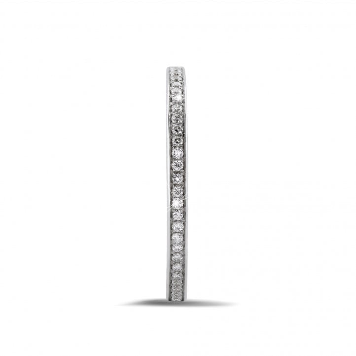 0.22 Karat Diamant Memoire Ring (rundherum besetzt) aus Platin