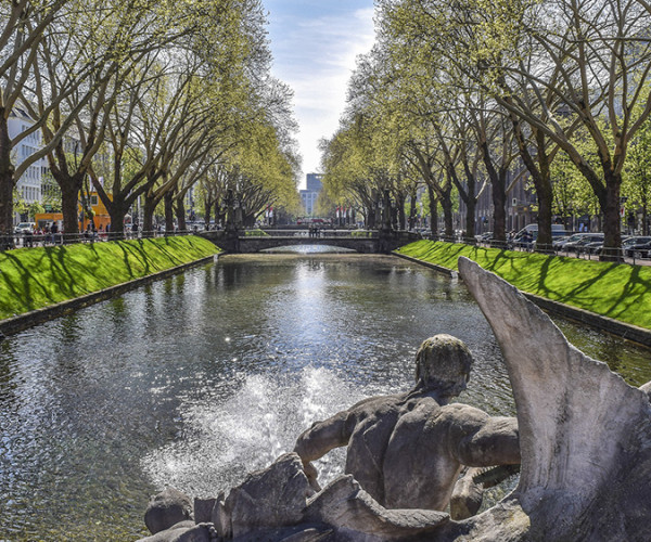 Königsallee in Düsseldorf