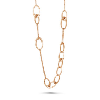 Halsketten - Klassische Gliederkette aus Rotgold
