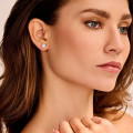1.50 Karat klassische Diamant Ohrringe aus Rotgold mit sechs Krappen