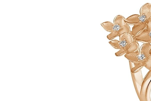 Diamant-Verlobungsring mit Blättern BAUNAT