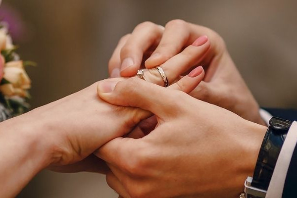 frisch verheiratetes Paar