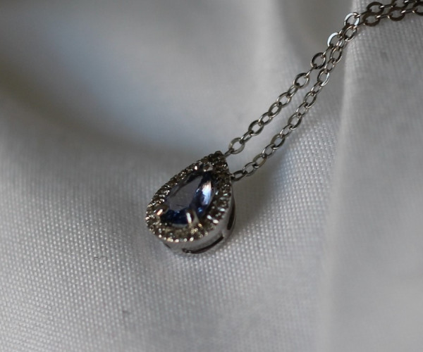 birnenförmige Diamantkette BAUNAT