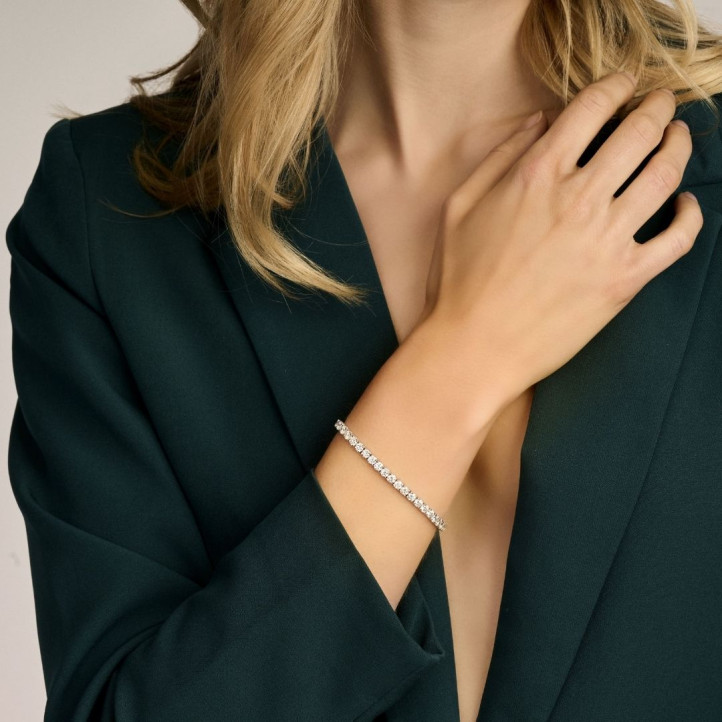 9.00 Karat Diamant Tennisarmband aus Rotgold