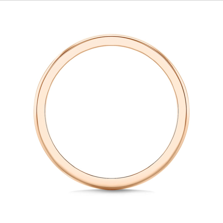 Ehering mit leicht gebogener Oberfläche von 2.00 mm aus Rotgold