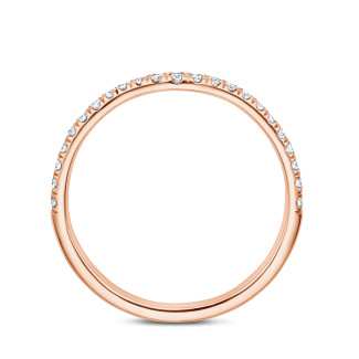 Ringe - 0.23 Karat Halb-Eternity-Ring in Rotgold – passt zu ausgewählten Ringen aus der BAUNAT Iconic-Kollektion