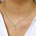 0.45 Karat Trilogie Diamantanhänger aus Gelbgold
