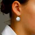 0.26 Karat Diamant Design Ohrringe aus Weißgold