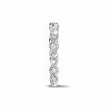 0.30 Karat Diamant Kombination Memoire Ring aus Platin im Marquise Design