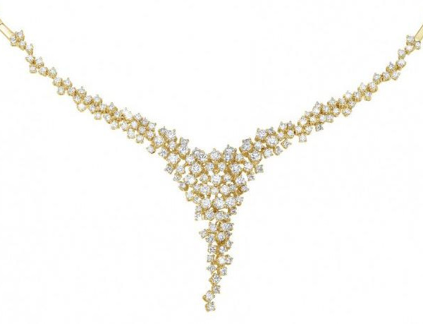 Diamante Halskette in Gelbgold