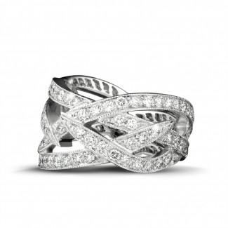 Ringe - 2.50 Karat Diamant Design Ring aus Weißgold