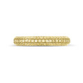 0.85 Karat Diamant Memoire Ring mit gelben Diamanten (rundherum besetzt) aus Gelbgold