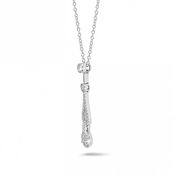 0.50 Karat Diamant Anhänger aus Weißgold