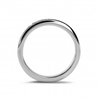 Hochzeit - 0.22 Karat Diamant Memoire Ring (rundherum besetzt) aus Weißgold