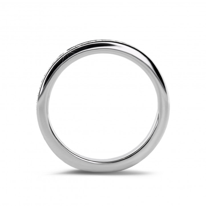 0.22 Karat Diamant Memoire Ring (rundherum besetzt) aus Weißgold