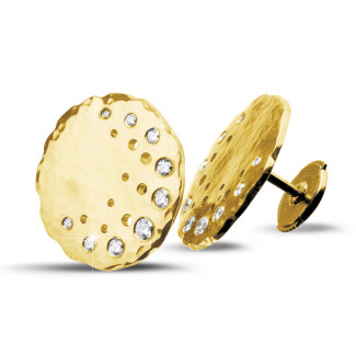 Ohrringe - 0.26 Karat Diamant Design Ohrringe aus Gelbgold