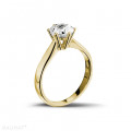 1.25 Karat Diamant Solitärring aus Gelbgold