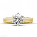 1.25 Karat Diamant Solitärring aus Gelbgold