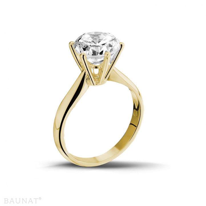 3.00 Karat Diamant Solitärring aus Gelbgold