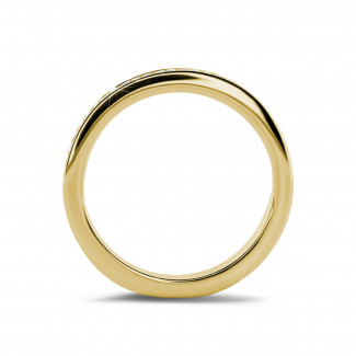 Ringe - 0.22 Karat Diamant Memoire Ring (rundherum besetzt) aus Gelbgold