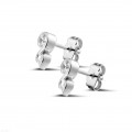 0.44 Karat Diamant Ohrringe aus Platin