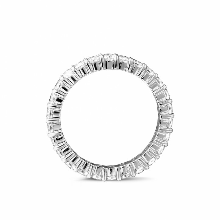 1.56 carat diamond eternity ring in white gold