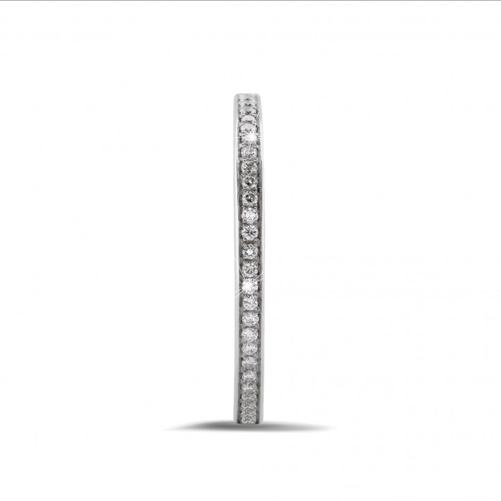 0.22 carat diamond eternity ring (full set) in platinum