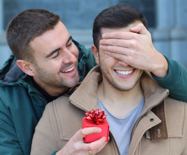 a diamond ring for him