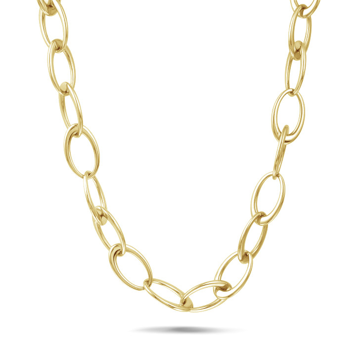 Classic chain necklace in yellow gold