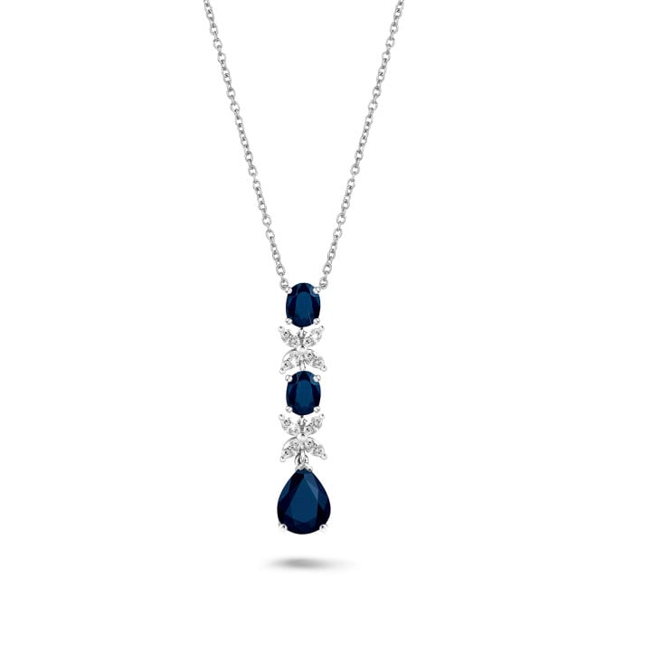 Birthstone Necklace with 2 Stones - Eagle Collections