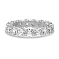 3.40 carat diamond eternity ring in white gold