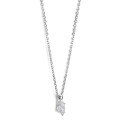 0.15 carat solitaire pendant with a Marquise cut diamond in white gold