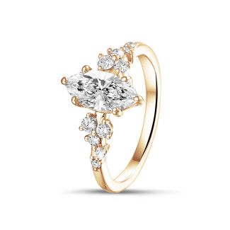 18 Kt red gold