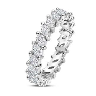 18 Kt white gold with palladium