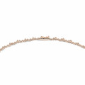 7.00 carat necklace in red gold with round and marquise diamonds