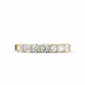 0.70 carat diamond eternity ring in yellow gold