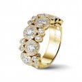 1.80 carat diamond ring in yellow gold