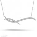 1.06 carat diamond design necklace in platinum
