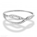 2.43 carat diamond design bracelet in white gold