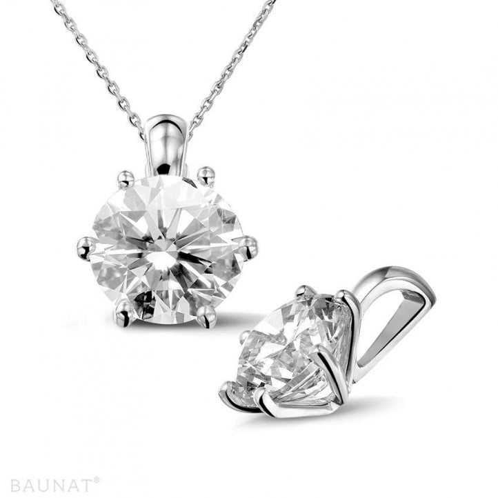 1/3 Carat Slant Heart Lab Grown Diamond Pendant Necklace in Sterling Silver  & Yellow Gold-18