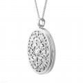 0.40 carat diamond design medallion in white gold