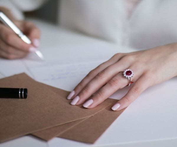 La compra de diamantes: elegir rojo