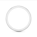 Anillo de boda con superficie esférica ligeramente de 2.00 mm en oro blanco