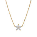 Colgante Flor con Pétalos de Diamante talla Marquesa