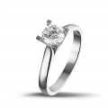 0.70 quilates anillo solitario diamante en platino