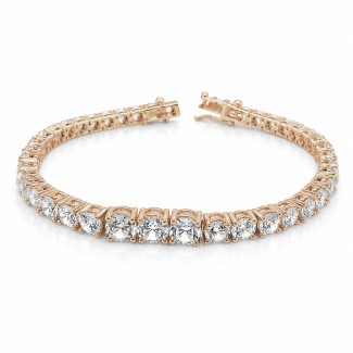 Search all - 7.40 quilates pulsera degradé de diamantes en oro rojo