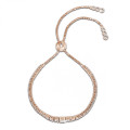 1.50 quilates pulsera degradé de diamantes en oro rojo