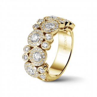 Anillos - 1.80 quilates anillo diamante en oro amarillo