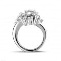 1.40 quilates anillo diamante “Toi & Moi” diseño en oro blanco